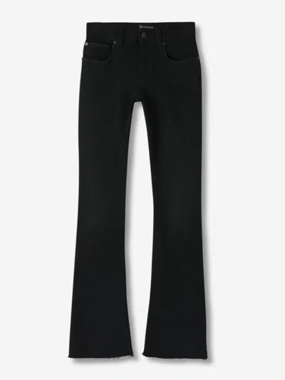 Balenciaga Straight Jeans In Black