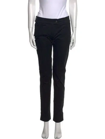 Pre-owned Balenciaga Straight Leg Pants In Black