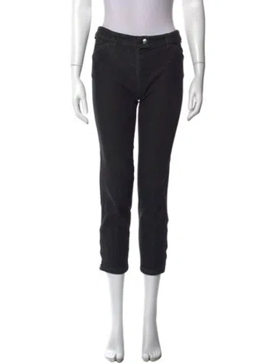 Pre-owned Balenciaga Straight Leg Pants In Black