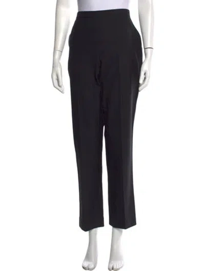 Pre-owned Balenciaga Straight Leg Pants In Black