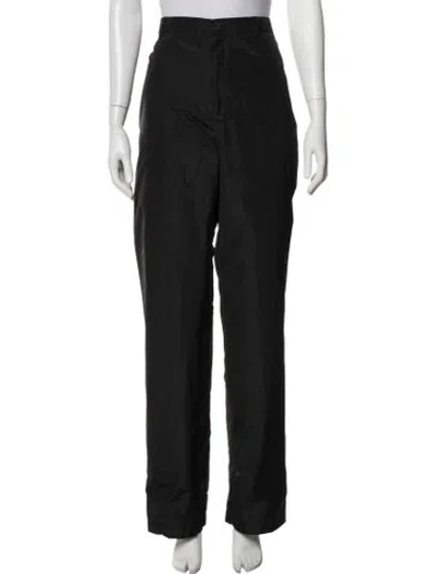 Pre-owned Balenciaga Straight Leg Pants In Black