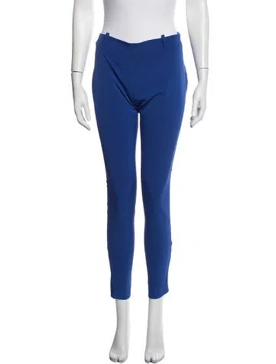 Pre-owned Balenciaga Straight Leg Pants In Blue