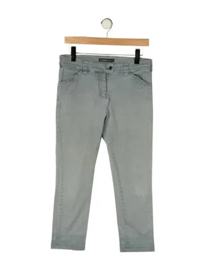 Pre-owned Balenciaga Straight Leg Pants In Gray
