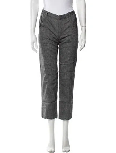 Pre-owned Balenciaga Straight Leg Pants In Gray