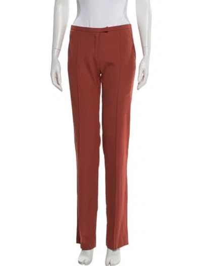 Pre-owned Balenciaga Straight Leg Pants In Orange