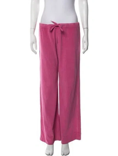 Pre-owned Balenciaga Straight Leg Pants In Pink