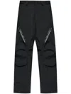Balenciaga Straight-leg Ski Trousers In Schwarz
