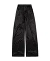 Balenciaga Embellished Pyjama Trousers In Black