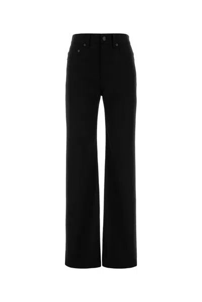 Balenciaga Wool-blend Trousers In Black