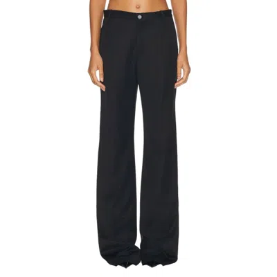 Balenciaga Straight-cut Tailored Pants In Black