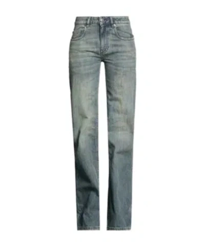 Balenciaga Straight-leg Jeans In Gray