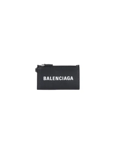 Balenciaga Strap Cardholder In Black