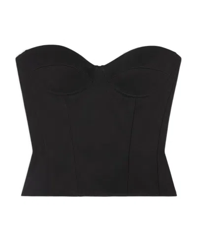 BALENCIAGA BALENCIAGA STRAPLESS BUSTIER TOP