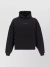 Balenciaga Logo Embellished Cropped Hoodie