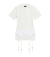 Balenciaga White Lingerie T-shirt In White