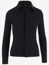 Balenciaga Women Shirt With Logo In Black