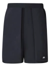 Balenciaga Stretch Nylon Bermuda Shorts In Black