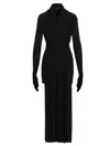 Balenciaga Stretch Stretch Insert Bodysuit In Black