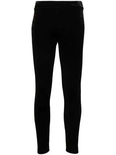 BALENCIAGA BALENCIAGA STRETCH VELVET SKINNY LEGGINGS