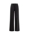 Balenciaga Flared Leg Jeans With Pockets And Loops In Black