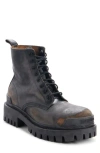 Balenciaga Leather Boot In 1020 Black/brown