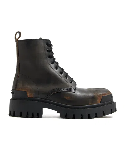 BALENCIAGA BALENCIAGA STRIKE LACE-UP BOOTS
