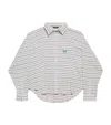 Balenciaga Stripe Shirt In Animal Print