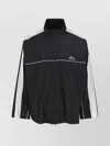 Balenciaga Black Tracksuit Jacket In Technical Fabric