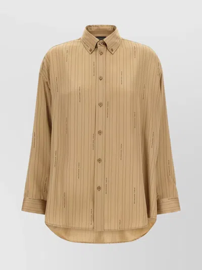 BALENCIAGA STRIPED LONG SLEEVES SHIRT