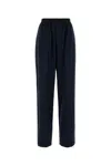 Balenciaga Wool Pant With Elastic Waistband And Pinstripe