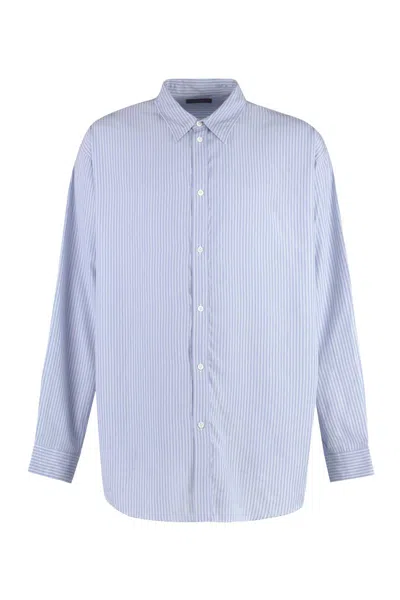 Balenciaga Fluid Shirt In Blue