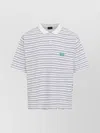 Balenciaga Laurel Regular Cotton Polo Shirt In Multi