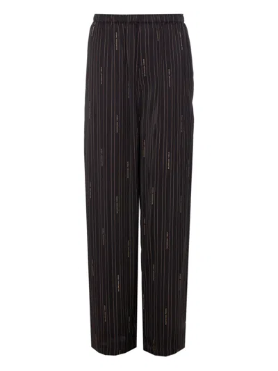 BALENCIAGA STRIPED TROUSERS