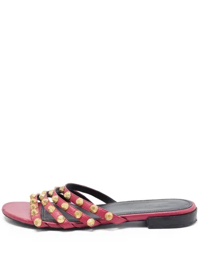 Pre-owned Balenciaga Stud-embellished Sandals