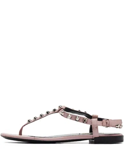 Pre-owned Balenciaga Studded Leather Sandals