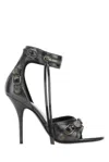 BALENCIAGA STUDDED LEATHER SANDALS WITH 110MM HEEL FOR WOMEN