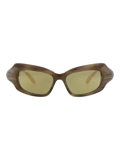 Balenciaga Stylish Women's Bb0354s Mini Sunglasses In Gray