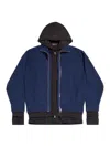 Balenciaga Unity Sports Icon Layered Hoodie In Blue