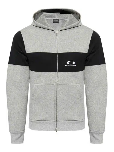 Balenciaga Sweatsuit Hoodie In Grey