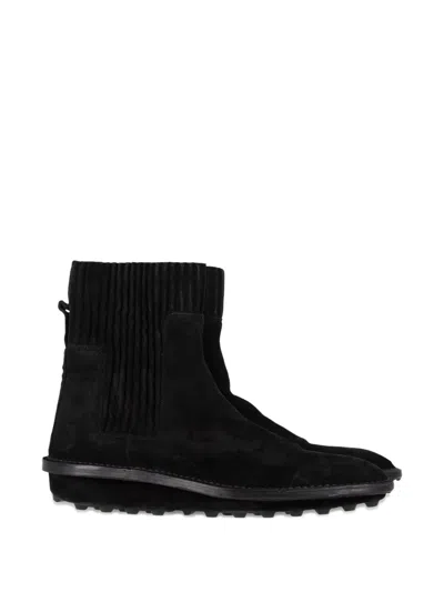 Pre-owned Balenciaga Suede Chelsea Boots In Black