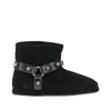 Balenciaga Women Leather And Wool Alaska Soft Bootie Boots In Black