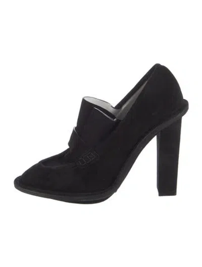 Pre-owned Balenciaga Suede Pumps In Black
