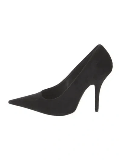 Pre-owned Balenciaga Suede Pumps In Neutral