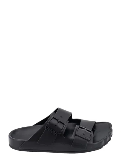 BALENCIAGA SUEDE SANDALS WITH ANATOMICAL DETAIL