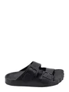 Balenciaga Smooth Leather Sunday Slides For A Chic