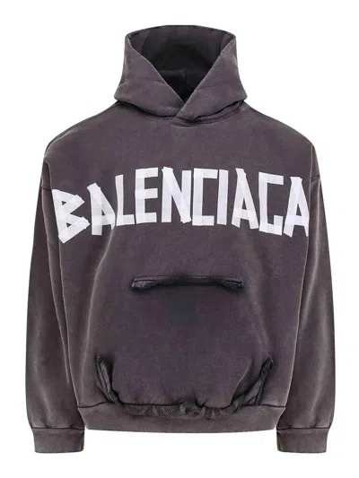 BALENCIAGA SUÉTER CON ESCOTE BARCO - GRIS
