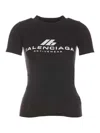 Balenciaga Activewear T-shirt In Black