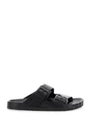 Balenciaga Smooth Leather Sunday Slides For A Chic In Multicolor