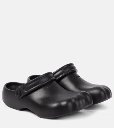 Balenciaga Sunday Clogs In Black