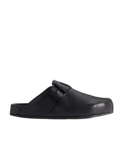 Balenciaga Sunday Mules In Black